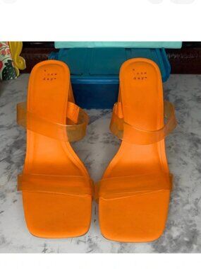 Target - a new day , orange heels
